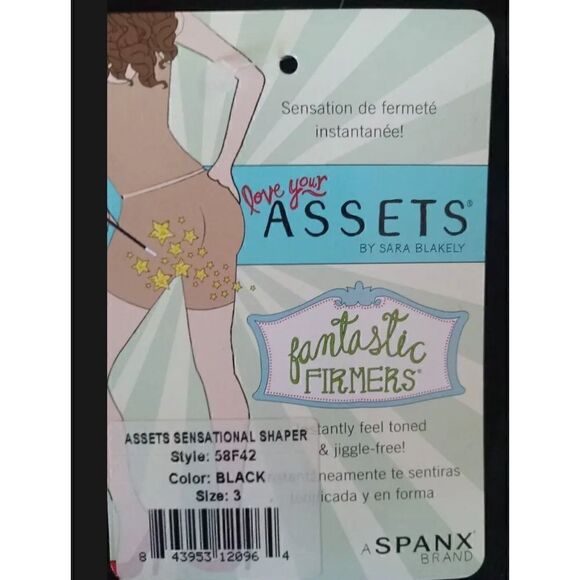 SPANX ASSETS Sensational Shaper Shorts Size 3 Black - Picture 1 of 6